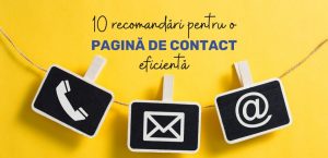Crearea unei pagini „Contact” eficiente