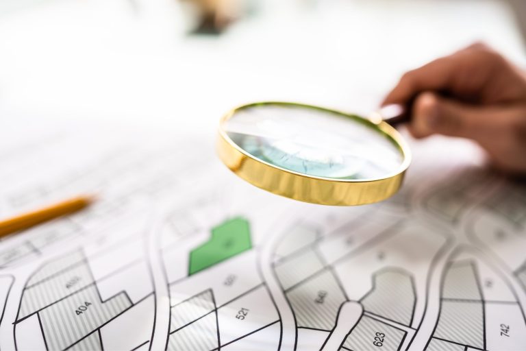 cadastre land map