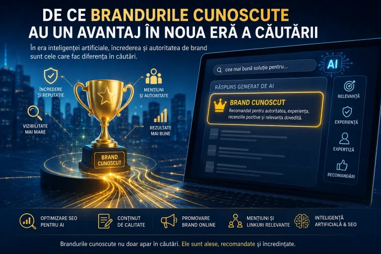 branduri cunoscute în căutarea AI