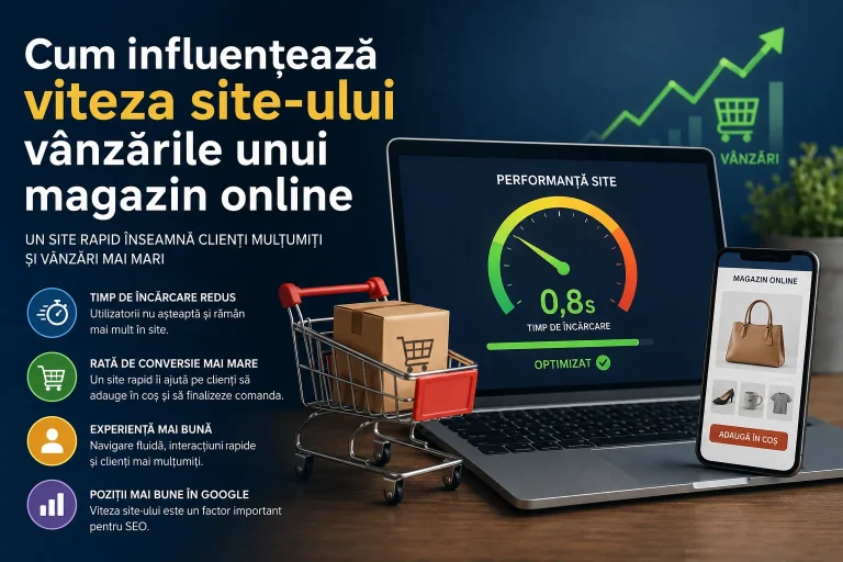 Cum influențează viteza site-ului vânzările unui magazin online și conversiile viteza site ului unui magazin online